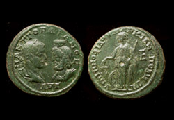 Moesia Inferior, Markianopolis, Gordian III and Serapis, Nemesis Reverse Moesia Inferior, Markianopolis, Gordian III and Serapis, Nemesis Reverse